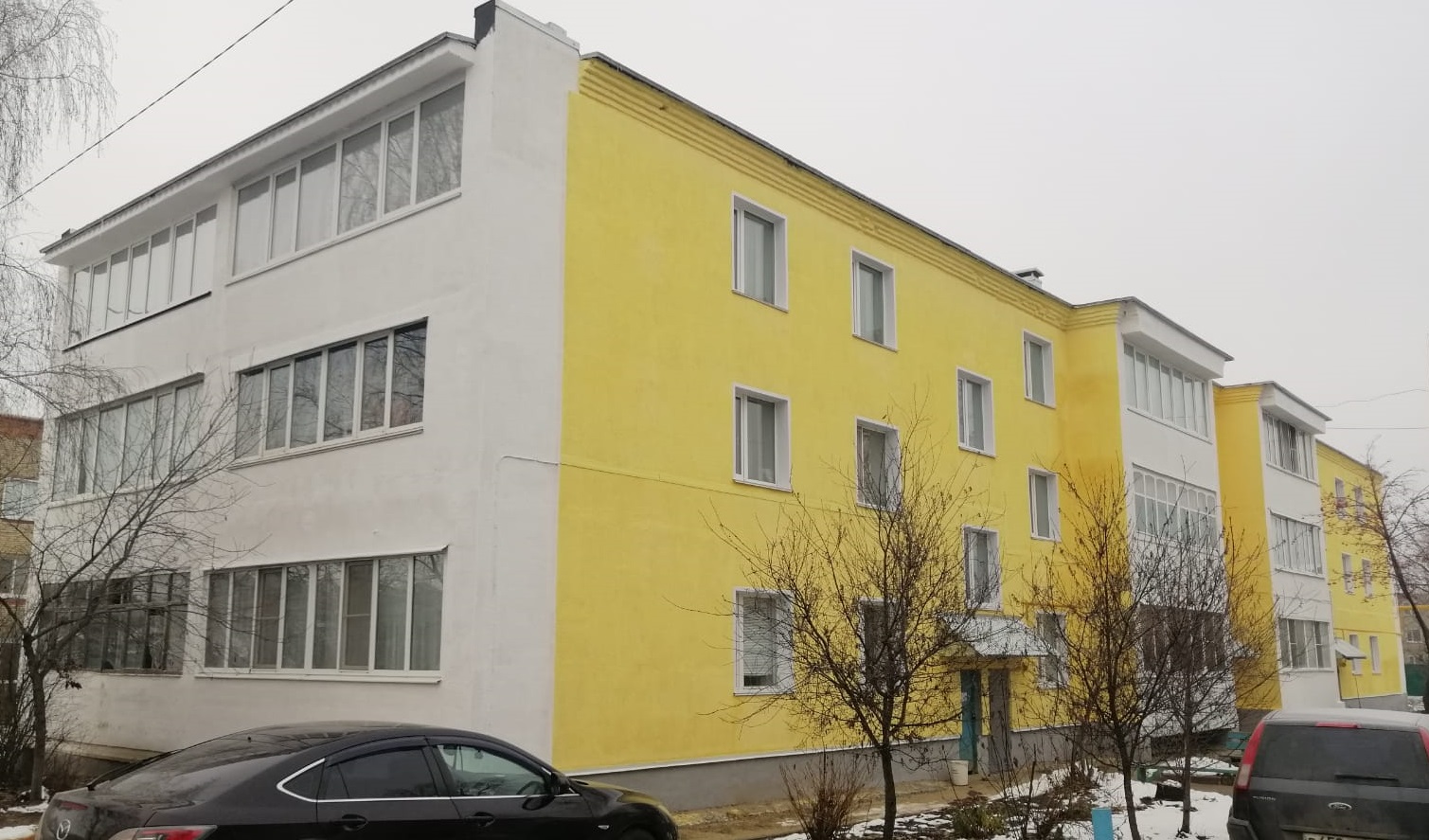 По программе капитального ремонта отремонтирован фасад дома 9А по ул. Октябрьская