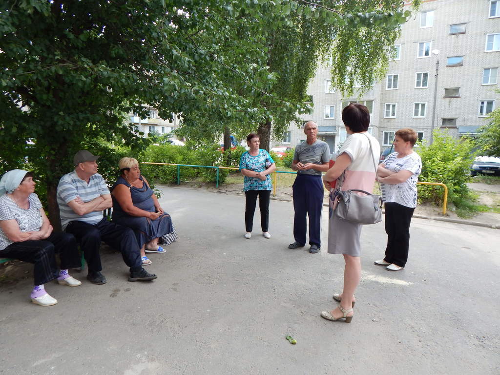 Управлением пенсионного фонда проводятся  консультации населения на летних площадках