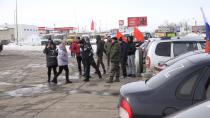 В КуZнецке прошел автопробег в поддержку спецоперации на Украине