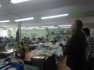 Сергей Златогорский посетил швейное производство ИП Ильдейкиной
