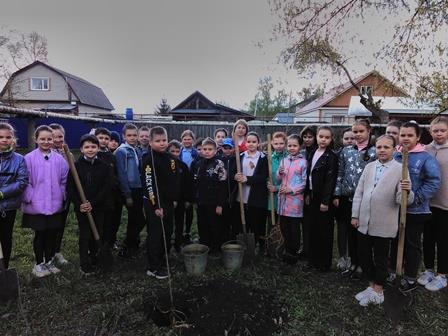 Кузнецкие школьники продолжают участие в акции «Сад памяти» 