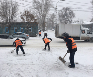 В Кузнецке уборка снега находится на контроле
