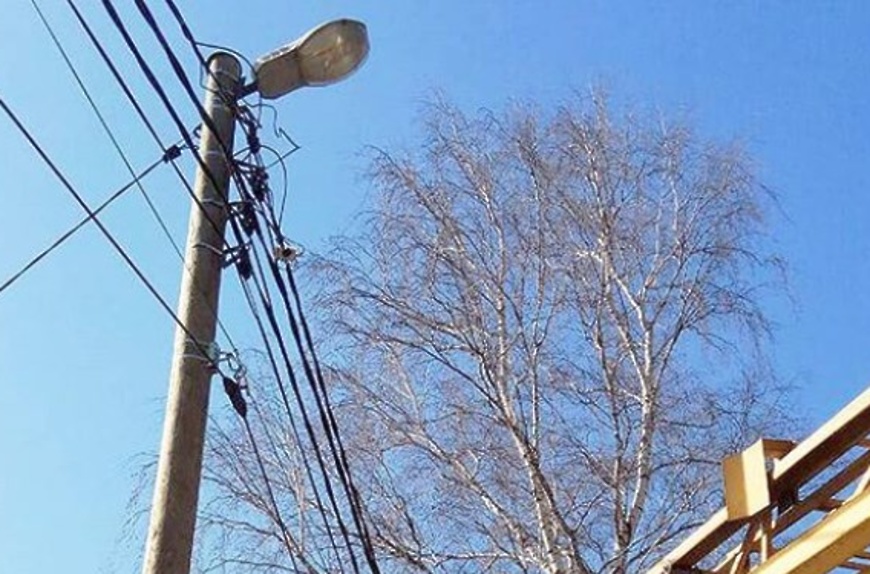 Сотрудниками АО «Горэлектросеть» выполнены работы по ремонту сетей уличного освещения