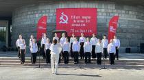Хоровой коллектив школы №8 выступил с концертной программой на Поклонной горе