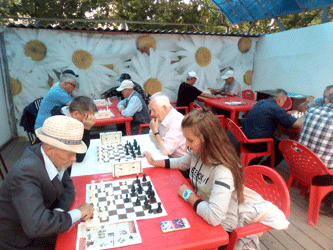 Во всемирный день шахмат в городском парке прошел блиц-турнир
