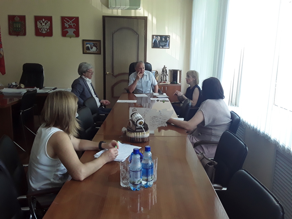 В администрации состоялась рабочая встреча по вопросу создания Кузнецкой агломерации