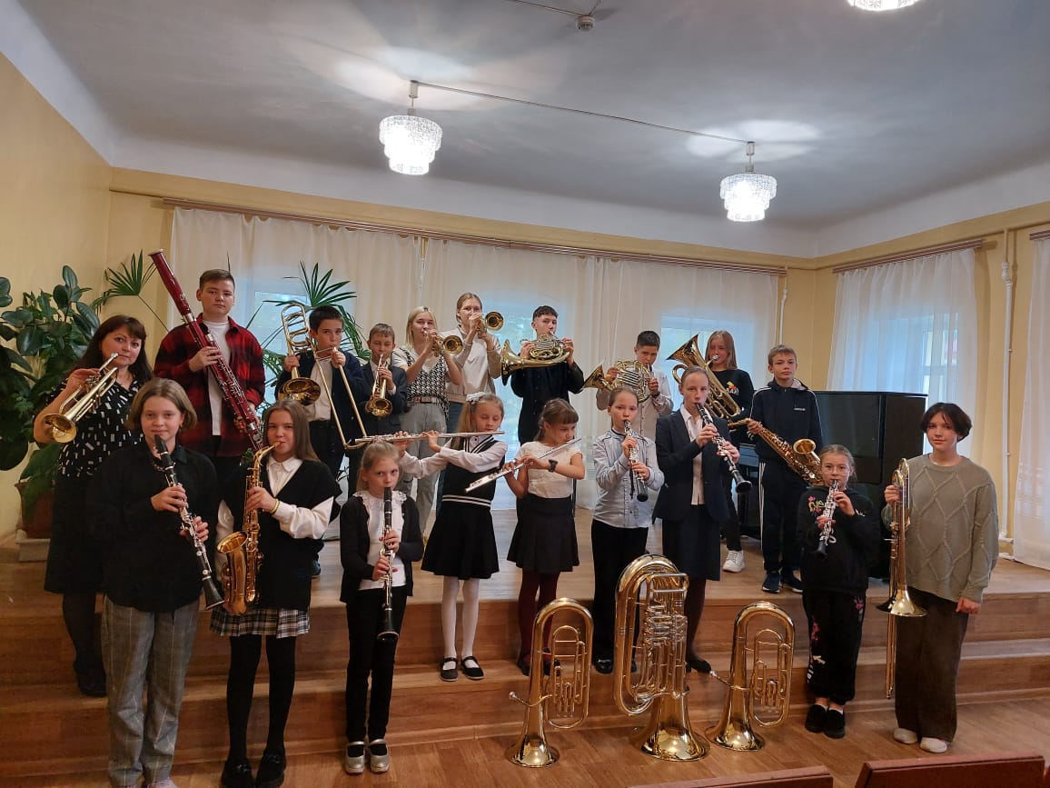 Детская музыкальная школа №1 пополнилась новыми духовыми инструментами