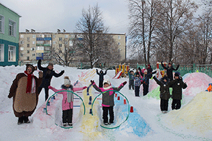 Всероссийский День снега весело отметили в детском саду №2