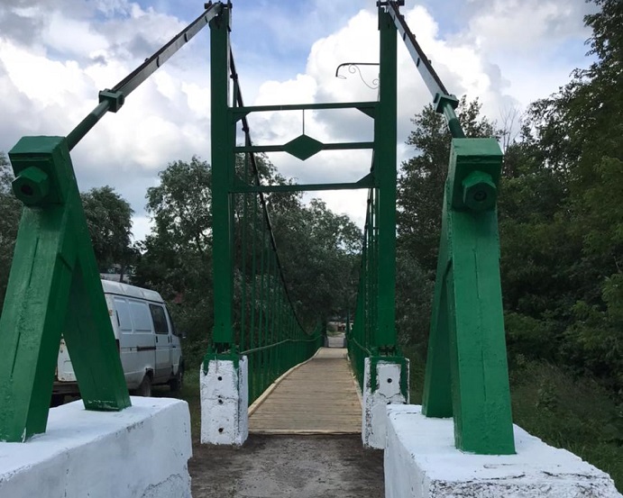 В Кузнецке завершен ремонт двух пешеходных мостов через реку Труев 
