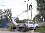 ООО «Регион-2»  приступило к работам по ремонту сетей уличного освещения