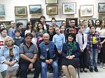 В юношеской библиотеке открылась персональная выставка « Образ реальности»   художника  Андрея Вахрамеева  