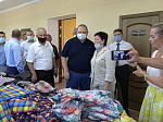 Врио губернатора Олег Мельниченко посетил швейное предприятие индивидуального предпринимателя Веры Ильдейкиной