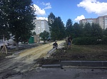 В Кузнецке продолжаются ремонтные работы по благоустройству  центральной части города