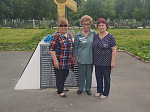 Семья из Калмыкии посетила место захоронения  бойца, умершего от ран в эвакогоспитале в Кузнецке  в годы войны
