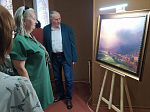 Вниманию кузнечан представлена копия картины Ивана Айвазовского «Приморский город. Вид Ялты»