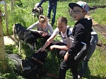 В Кузнецке состоялось спортивное благотворительное мероприятие "Дети и хаски"