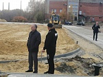 Сергей Златогорский провел  рабочее совещание на стройплощадке ФОКОТа в Западном микрорайоне