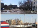 В Южном микрорайоне создан новый сквер, а на улице Сызранская 98а обновилась дворовая территория