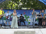 В День семьи, любви и верности в городском парке прошел праздничный концерт