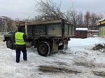МКУП «Зеленый город»   велась работа по уборке снега 