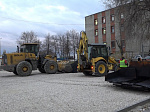 Продолжаются работы по комплексному благоустройству улицы Белинского