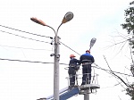ООО «Регион-2»  приступило к работам по ремонту сетей уличного освещения