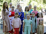 В городском парке состоялся концерт, посвященный Дню России и праздничная программа