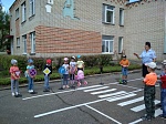 Воспитанников  детских садов  готовят стать пешеходами