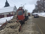 МКУП «Дорсервис» продолжает работы по зимнему содержанию дорог