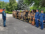 В Кузнецке прошли пожарно-тактические учения