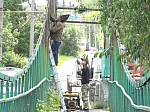В Кузнецке ведется ремонт пешеходных мостов через реку Труев