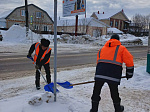 Работы по зимнему содержанию дорог продолжаются