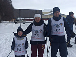На лыжной базе "Снежинка" состоялся 2 этап Фестиваля ГТО среди семейных команд