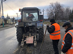 ООО «Дорсервис» продолжает работы по содержанию дорог
