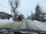В Кузнецке устраняют последствия снегопада